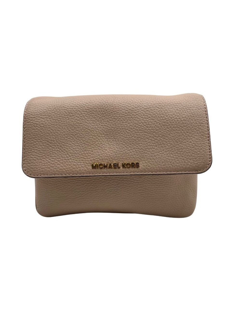 Michael Kors Bedford Pink Pebbled Leather Crossbody Bag